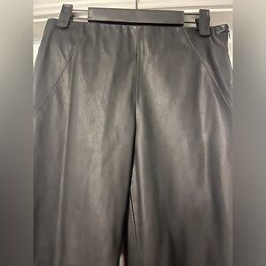 Faux leather pants